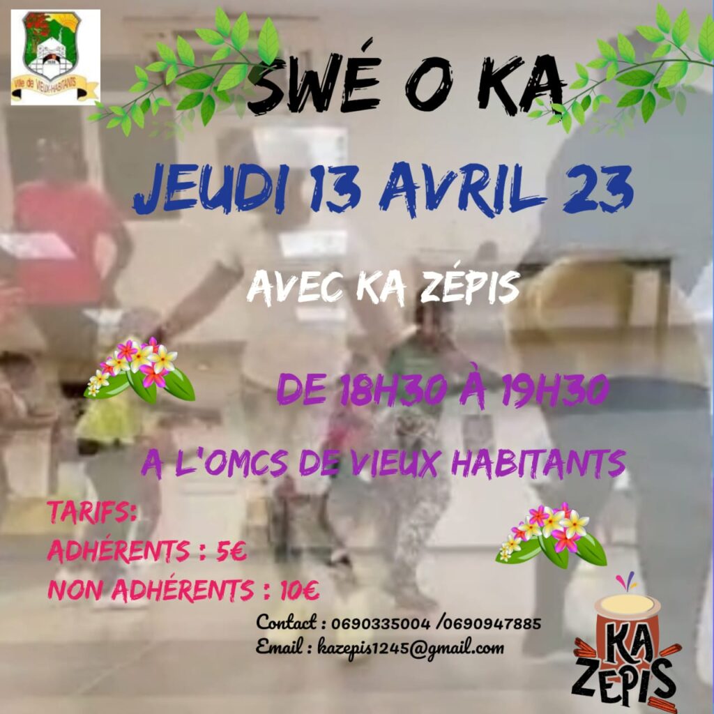 Affiche Swé o Ka 13 avril 2023